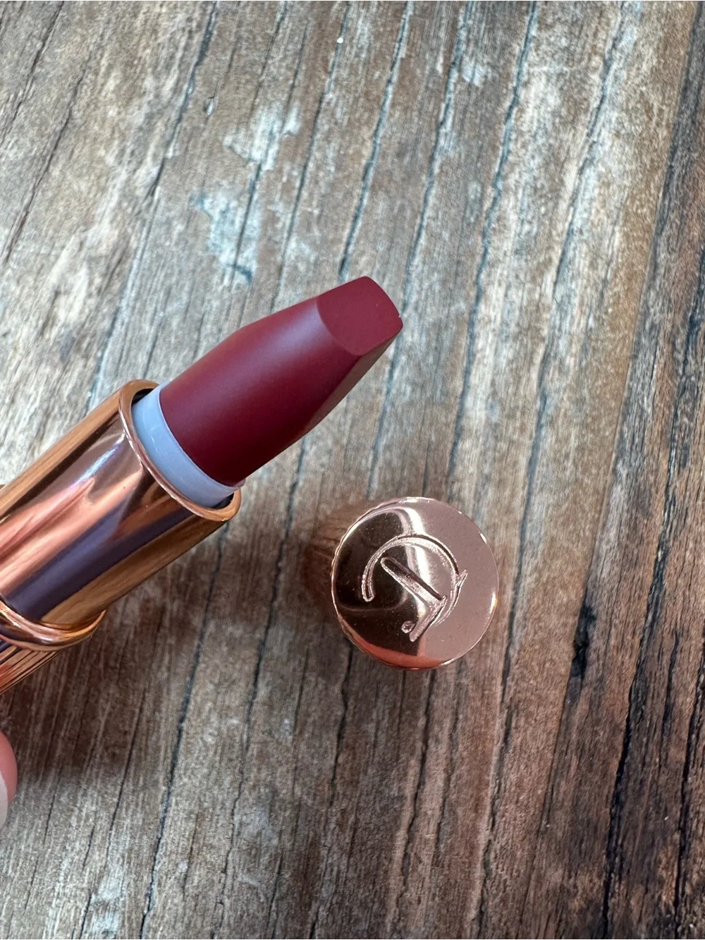 Tom Ford Lipstick in Leopard-Patterned Case with Rose Gold Accent